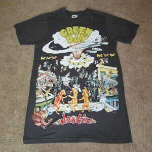 Green Day Dookie T-Shirt Women's Size S Black 2013
